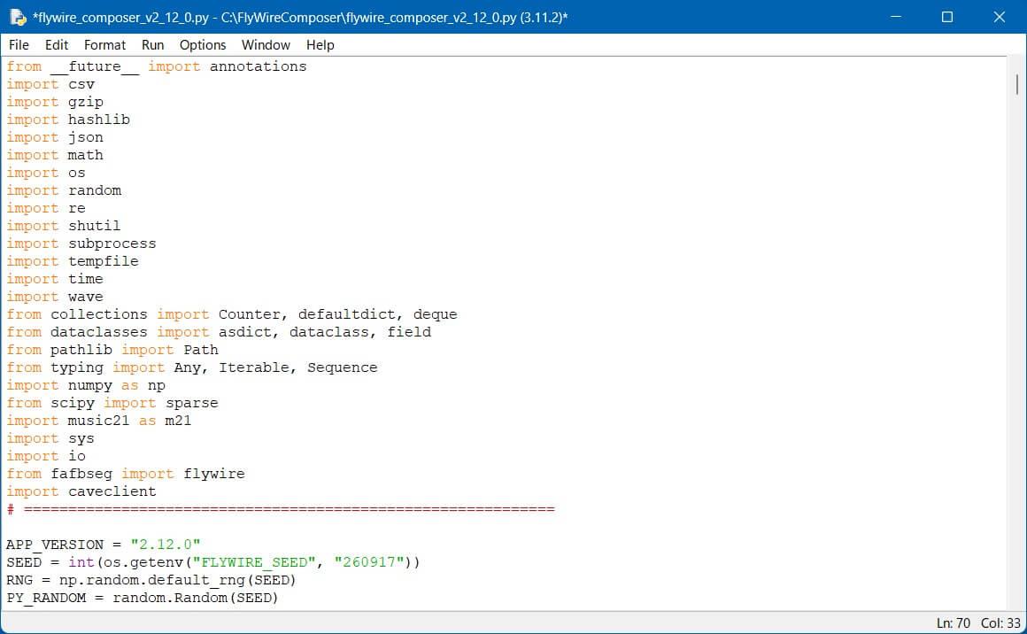 FlyWire Composer Python code